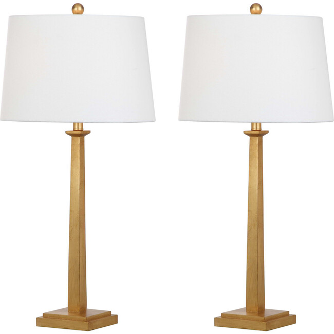 Set of 2 Andino Table Lamps, Brass