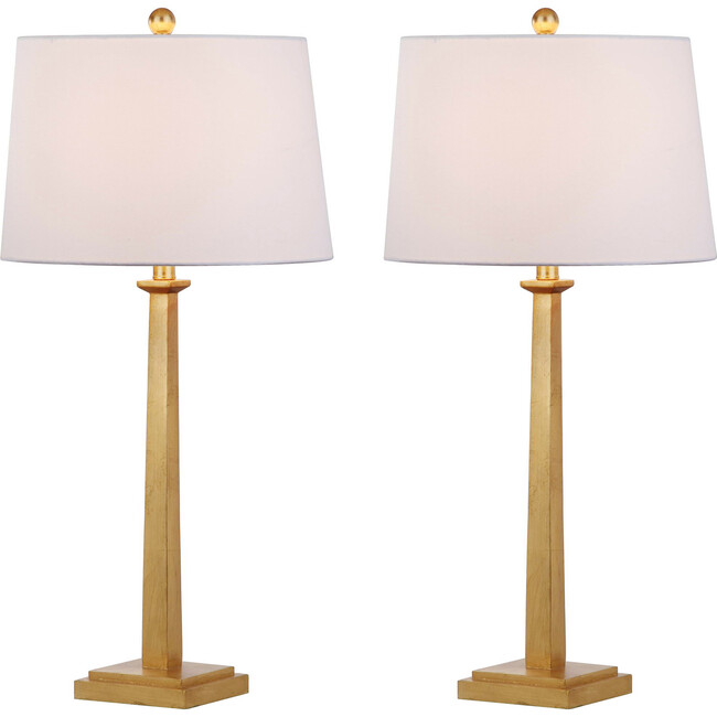 Set of 2 Andino Table Lamps, Brass - Lighting - 2