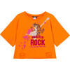 Monster Rock Tee, Orange - T-Shirts - 1 - thumbnail