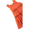 Tiered Babydoll Dress, Rust - Dresses - 3