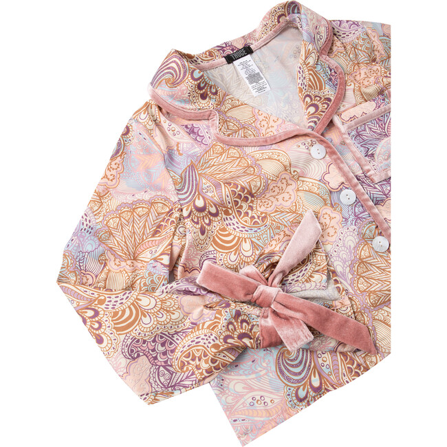 Floral Satin Jacket, Print - Jackets - 3