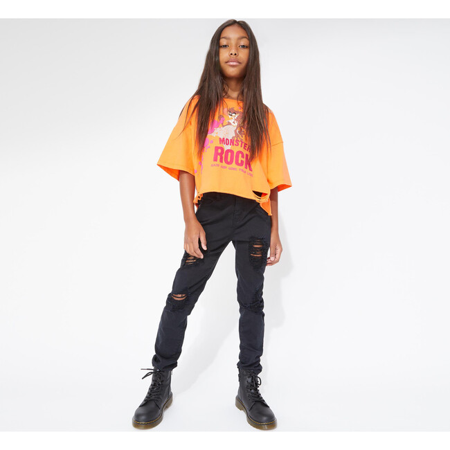 Monster Rock Tee, Orange - T-Shirts - 2