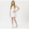 Tiered Babydoll Dress, White - Dresses - 3 - thumbnail