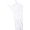 Tiered Babydoll Dress, White - Dresses - 5