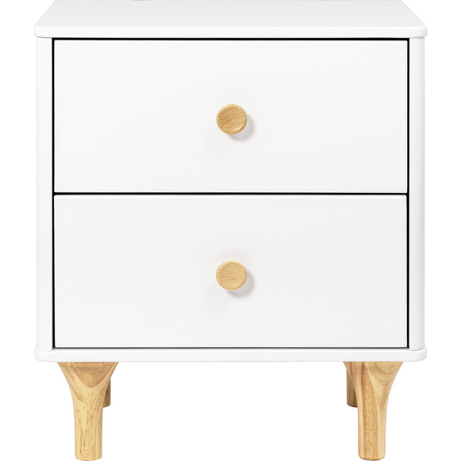 Lolly Nightstand, White/Natural