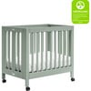 Origami Mini Crib, Light Sage - Cribs - 5