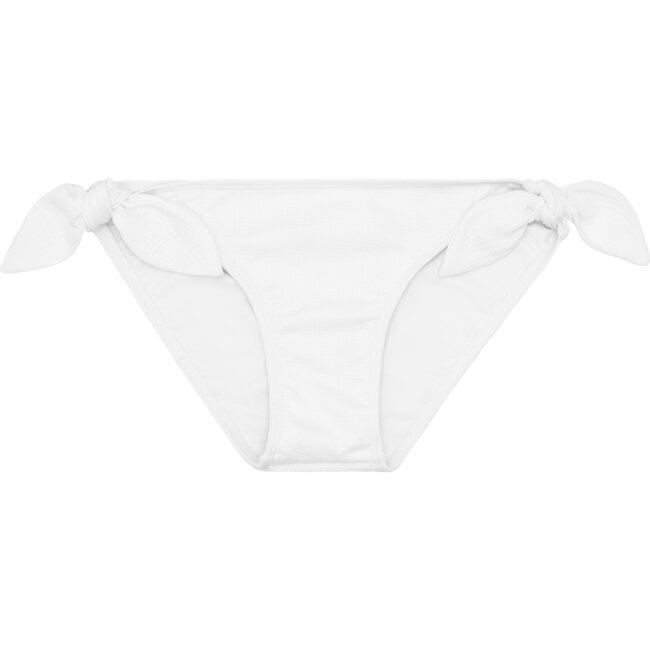 Women's Alys White Tie Knot Hipster Bikini Bottom