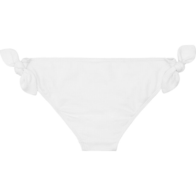 Girls Alys White Knot Bikini Bottom - Two Pieces - 3