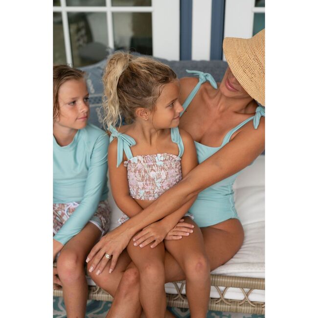 Girls Cypress Floral Smocked Bikini - Two Pieces - 3