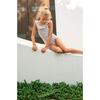 Girls Emerald Floral Ruffle Collar One Piece - One Pieces - 3