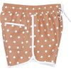 Boys Mocha Dot Boardie - Swim Trunks - 5