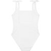 Women's Alys White Tie Knot One Piece - One Pieces - 5