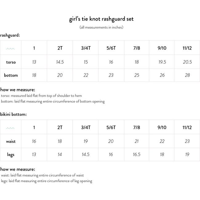 Girls Alys White Rashguard Set - Two Pieces - 6