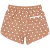 Boys Mocha Dot Boardie - Swim Trunks - 6