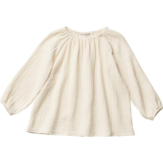 Simone Raglan Tunic, Natural - Shirts - 1