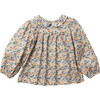 Esther Peter Pan Blouse, Poppy Forest - Blouses - 1 - thumbnail