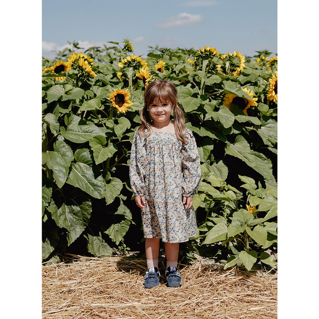 Maelle Square Neck Dress, Poppy Forest - Dresses - 2