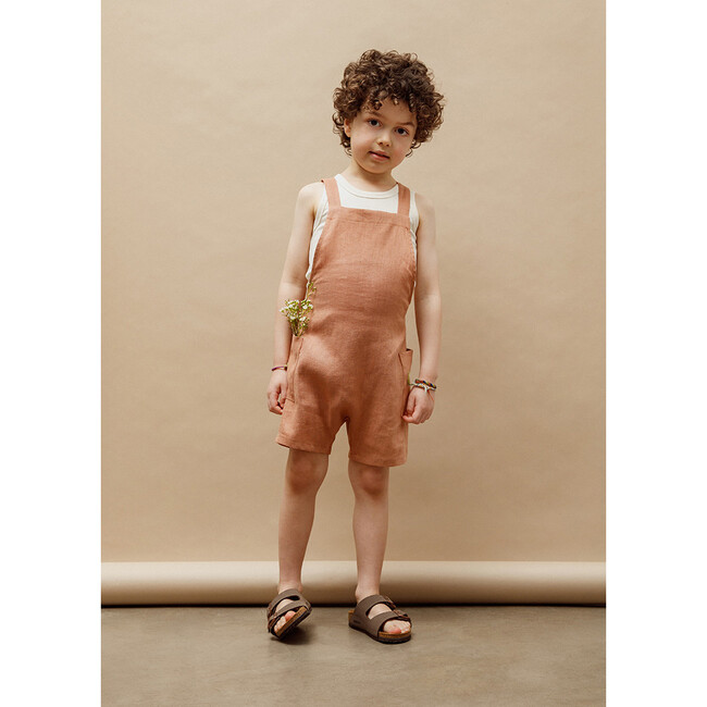 Gabriel Short Overalls, Baked Clay - Overalls - 2