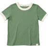 Jean Ringer Tee, Atlas Green & Natural - Tees - 1 - thumbnail
