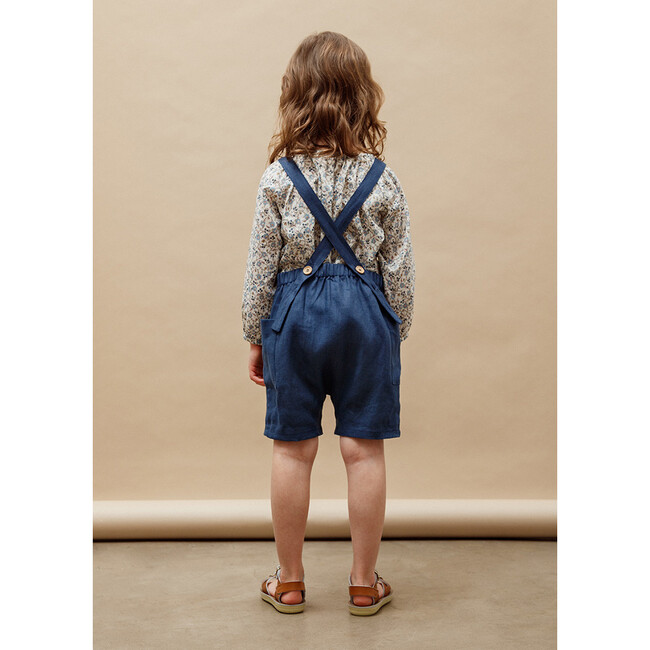 Gabriel Short Overalls, Navy - Overalls - 4