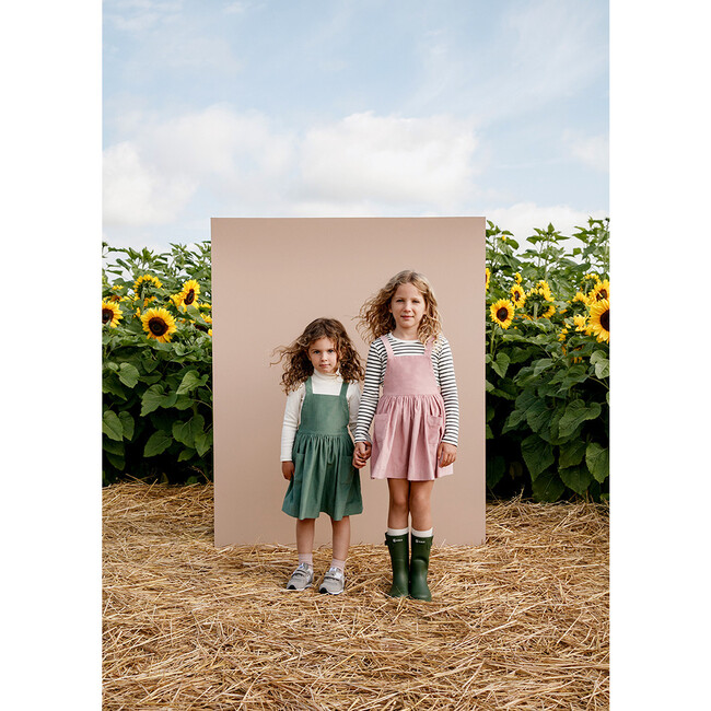 Ines Pinafore Dress, Petal - Dresses - 3
