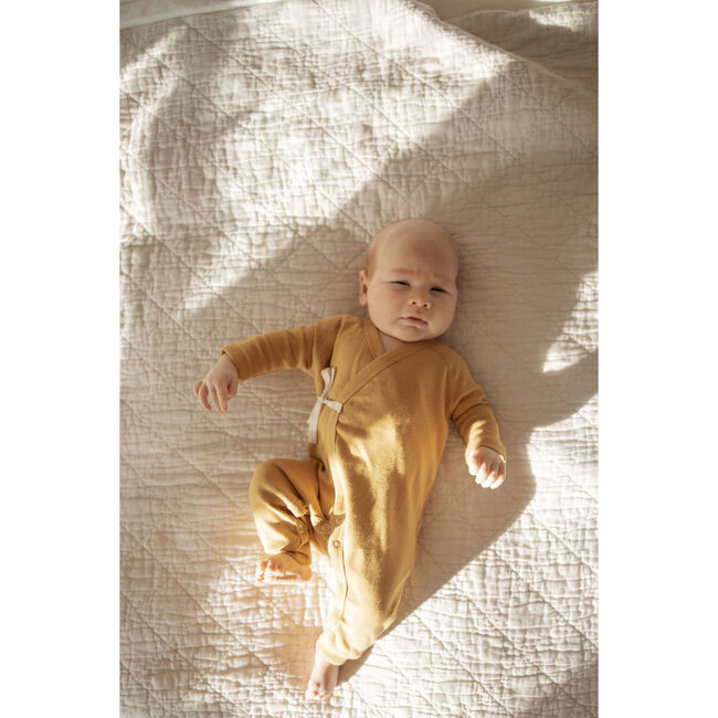 Noe Wrap Onesie, Miel - Onesies - 2