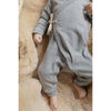 Noe Wrap Onesie, Heather Grey - Onesies - 3