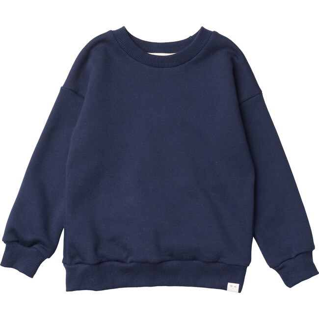 Emil Sweatshirt, Navy - Sweatshirts - 1