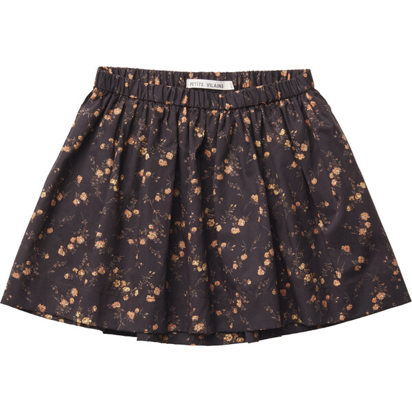 Josephine Mini Skirt, Elizabeth Black - Petits Vilains Skirts | Maisonette
