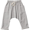 Blaise Harem Trousers, Heather Grey - Pants - 1 - thumbnail