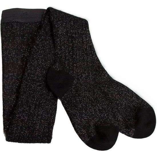 Collegien Tights, Black Lurex - Tights - 1
