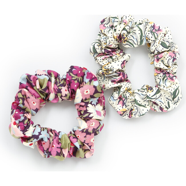 Liberty of London Scrunchie, Cream Floral - Hair Accessories - 1