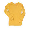 Dominique Long Sleeve Crew, Miel - Tees - 1 - thumbnail