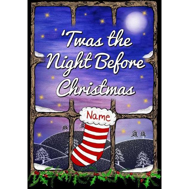 Twas the Night Before Christmas Personalized Book, Hardback