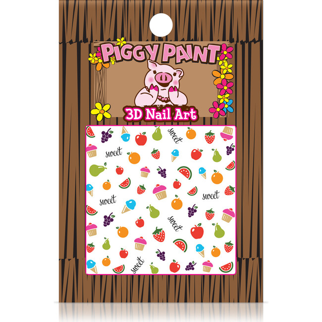 5 Nail Art Party Pack, Heart, Blossom, Flower, Princess, & Sweetie - Nails - 6