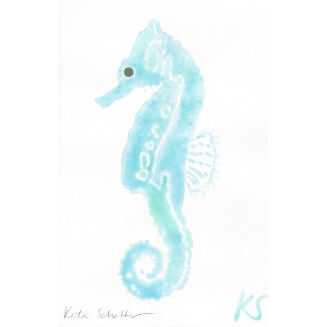Seahorse, Blue