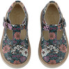 Rosie T-Bar Shoe, Black Flora Print Leather - Mary Janes - 1 - thumbnail
