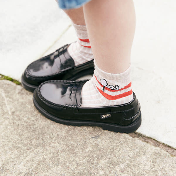 Nicki Loafer Shoe, Black High Shine Leather