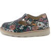 Rosie T-Bar Shoe, Black Flora Print Leather - Mary Janes - 2