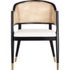 Rogue Rattan Accent Chair, Black - Accent Seating - 1 - thumbnail