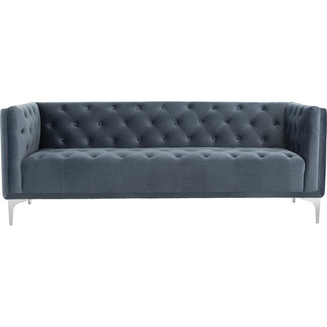 Florentino Tufted Sofa, Dusty Blue
