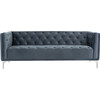 Florentino Tufted Sofa, Dusty Blue - Accent Seating - 1 - thumbnail