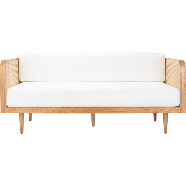 Helena French Cane Daybed, Natural/Ivory