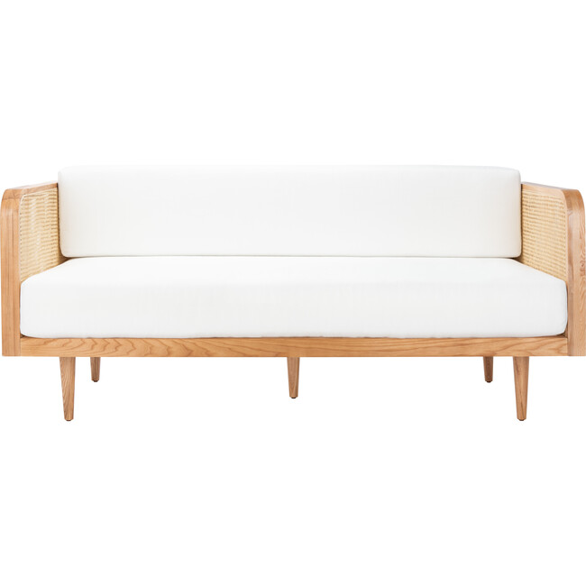 Helena French Cane Daybed, Natural/Ivory