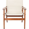 Culkin Leather Sling Chair, White - Nursery Chairs - 1 - thumbnail