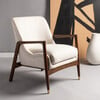 Flannery Mid-Century Accent Chair, Cream - Nursery Chairs - 2