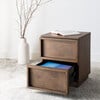 Zeus 2 Drawer Nightstand, Natural - Nightstands - 2