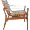 Dilan Leather Loveseat, Brown - Nursery Chairs - 3