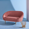 Razia Channel Tufted Loveseat, Dusty Rose - Accent Seating - 2