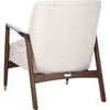 Flannery Mid-Century Accent Chair, Cream - Nursery Chairs - 5